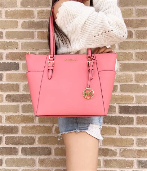 michael kors charlotte large tz tote|michael kors saffiano tote bag.